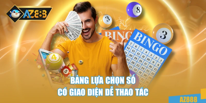 Bảng lựa chọn số có giao diện dễ thao tác