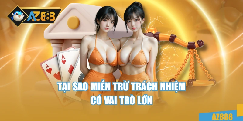 Miễn trừ trách nhiệm 1 Tại sao miễn trừ trách nhiệm có vai trò lớn
